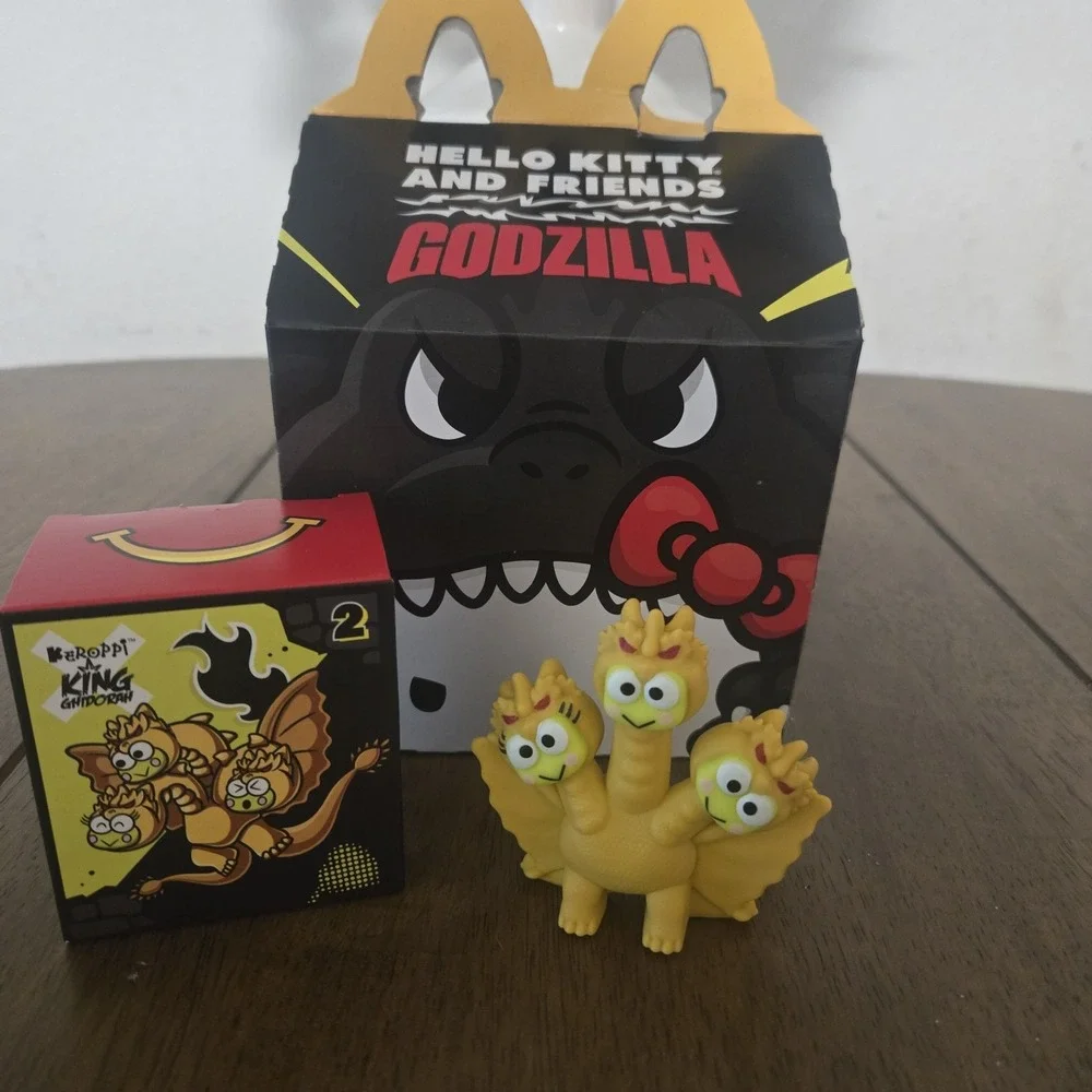 2026 McDonalds Hello Kitty & Friends Happy Meal Toy - Keroppi King Ghidorah #2